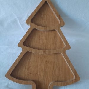 Houten kerstboombord